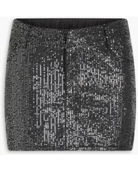 ROTATE BIRGER CHRISTENSEN - Ladies Sequin Twill Mini Skirt, Brand Size 38 (Us - Lyst