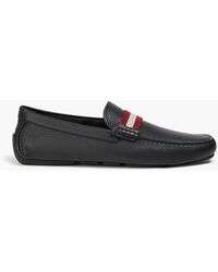 Bally - Perthy Pebbled-Leather Driving Shoes - Lyst