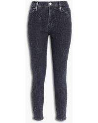 FRAME - Ali High-rise Skinny Jeans - Lyst