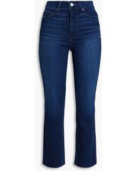 PAIGE - Cindy High-rise Straight-leg Jeans - Lyst