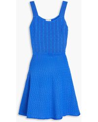 Claudie Pierlot - Pointelle-knit Mini Dress - Lyst