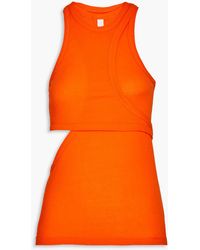 Dion Lee - Ribbed Stretch-cotton Jersey Tank - Lyst
