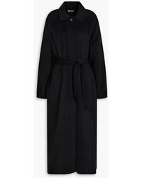 Claudie Pierlot - Wool-blend Felt Coat - Lyst