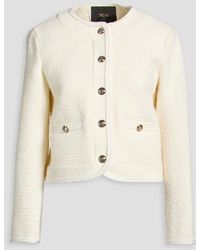 Maje - Bouclé-Tweed Jacket - Lyst
