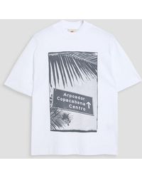 FARM Rio - Printed Cotton-jersey T-shirt - Lyst