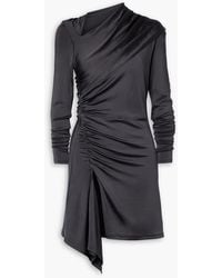 Et Ochs - Mackenzie Draped Satin-jersey Mini Dress - Lyst
