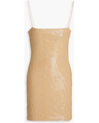 retroféte - Slater Sequined Stretch-cotton Tulle Mini Dress - Lyst