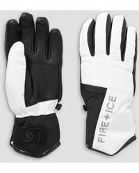 Bogner - Idara Stretch And Leather Ski Gloves - Lyst