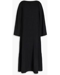 By Malene Birger - Genevieve Plissé-crepe Midi Dress - Lyst