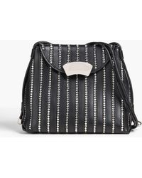 3.1 Phillip Lim - Crystal-Embellished Leather Cross-Body Bag - Lyst