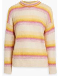 Isabel Marant - Drussell Striped Mohair-blend Sweater - Lyst