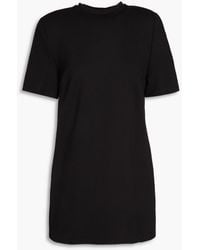 Area - Crystal-embellished Cutout Jersey Mini Dress - Lyst