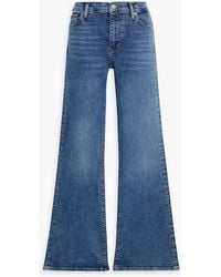 FRAME - The Icon Mid-Rise Flared Jeans - Lyst