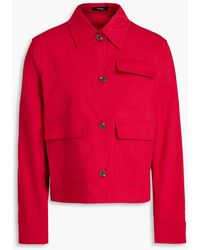 Theory - Linen-Blend Jacket - Lyst