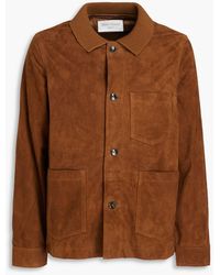 Officine Generale - Suede Jacket - Lyst