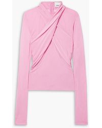 Isabel Marant - Resly Draped Stretch-jersey Top - Lyst