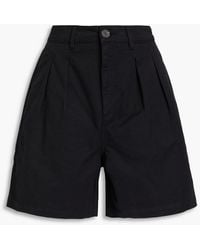 Mara Hoffman - Milo shorts aus baumwoll-twill mit falten - Lyst