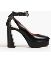 Alberta Ferretti - Studded Leather Platform Pumps - Lyst