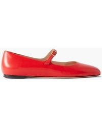 Bally - Banya Leather Mary Jane Ballet Flats - Lyst