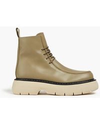 Atp Atelier - Lomello Leather Platform Combat Boots - Lyst