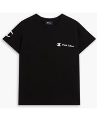 Nili Lotan - T-shirt aus baumwoll-jersey mit print - Lyst