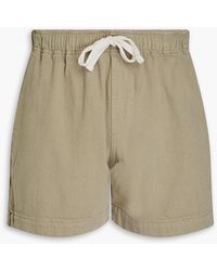 FRAME - Cotton Chino Shorts - Lyst