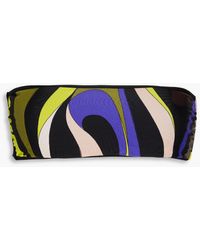 PUCCI - Bandeau-bikini-oberteil aus stretch-jersey mit print - Lyst
