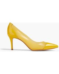 Gianvito Rossi - Patent-leather And Pvc Pumps - Lyst