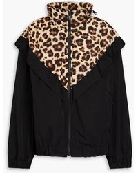 Sandro - Leopard-print Shell Jacket - Lyst