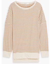 Stateside - Striped Cotton-jersey Top - Lyst