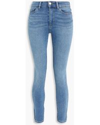 DL1961 - Farrow Cropped Mid-rise Skinny Jeans - Lyst