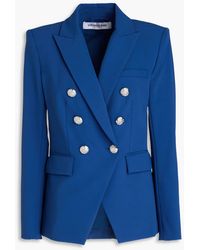 Veronica Beard - Miller Dickey Double-breasted Stretch-crepe Blazer - Lyst