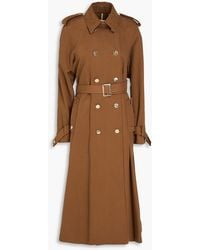 Temperley London - Javier Belted Cotton And Wool-Blend Twill Trench Coat - Lyst