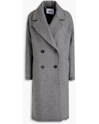 Each x Other - Double-breasted Mélange Wool-blend Tweed Coat - Lyst