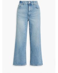 DL1961 - Hepburn Cropped High-rise Wide-leg Jeans - Lyst