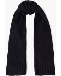 American Vintage - Brushed Ribbed-knit Scarf - Lyst