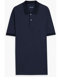 Frescobol Carioca - Dias Stretch-cotton And Lyocell-blend Piqué Polo Shirt - Lyst