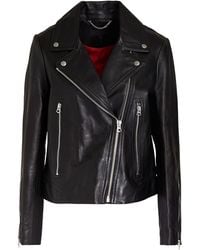 Rag & Bone - Mack Leather Biker Jacket - Lyst