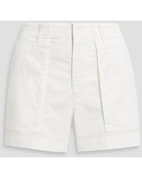 Nili Lotan - Cotton-blend Twill Shorts - Lyst
