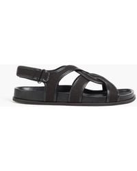 TOTEME - Canvas Slingback Sandals - Lyst