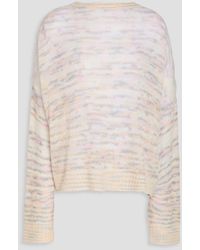 Missoni - Space-Dyed Crochet-Knit Sweater - Lyst