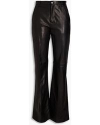 IRO - Nyong Leather Flared Pants - Lyst