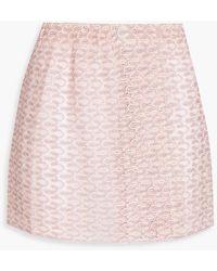 Missoni - Wrap-effect Crochet-knit Mini Skirt - Lyst