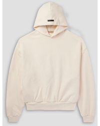 Fear Of God - Logo-Print Cotton-Jersey Hoodie - Lyst