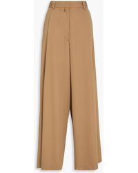 Dries Van Noten - Wool-Twill Wide-Leg Pants - Lyst