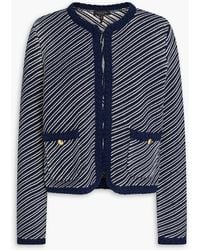 Rag & Bone - Claire Jacquard-Knit Cotton-Blend Cardigan - Lyst