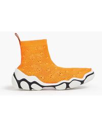 Red(V) - Mesh High-top Sneakers - Lyst
