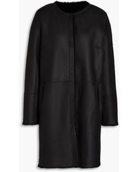 Yves Salomon - Double-breasted Shearling Coat - Lyst