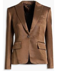 Tom Ford - Wool And Silk-Blend Blazer - Lyst