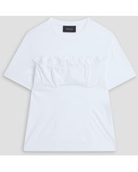 Simone Rocha - Ruffled Cotton-Jersey Top - Lyst